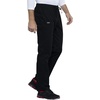Cherokee Men & Women Scrubs Pant Workwear Professionals Pocketless Drawstring WW125(Black)