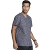 Cherokee Genuine Men and Women V-Neck Printed Top 4 Pockets(Instumental Helpers)