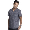 Cherokee Genuine Men and Women V-Neck Printed Top 4 Pockets(Instumental Helpers)
