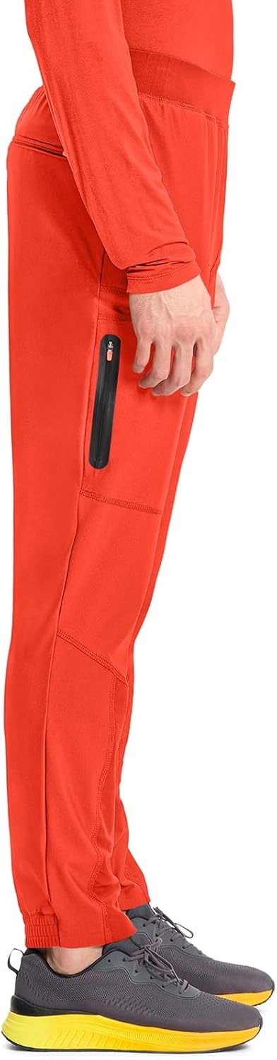 image:imageCherokee Kinetic Mens Jogger Scrub Pants Natural Rise Scrubs 4 PocketsFire Bird