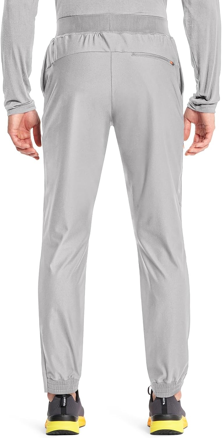image:imageCherokee Kinetic Mens Jogger Scrub Pants Natural Rise Scrubs 4 PocketsVapor