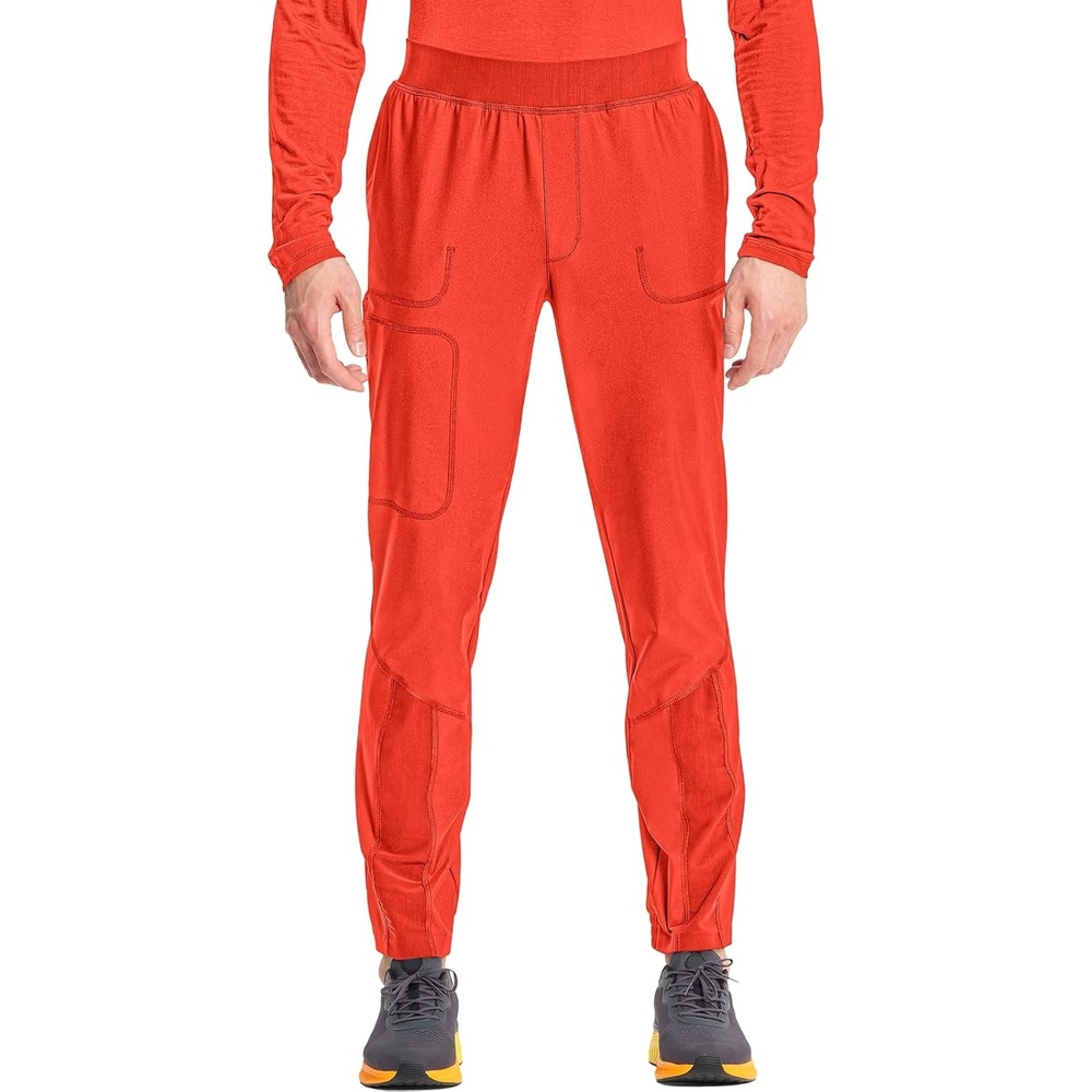 image:imageCherokee Kinetic Mens Jogger Scrub Pants Natural Rise Scrubs 4 PocketsFire Bird