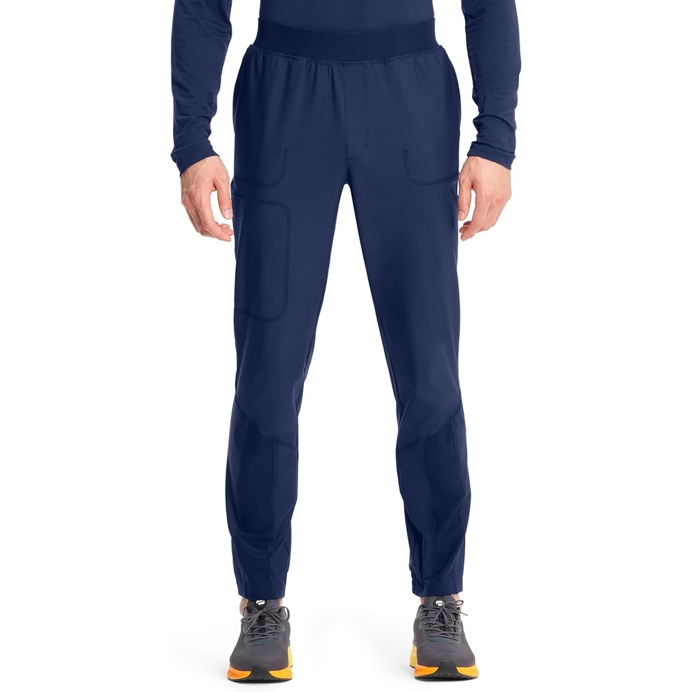 image:imageCherokee Kinetic Mens Jogger Scrub Pants Natural Rise Scrubs 4 PocketsNavy