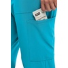 Cherokee Allura Men’s Mid Rise Jogger Scrub Pant with 6 Pockets(Teal Blue)