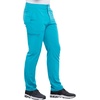 Cherokee Allura Men’s Mid Rise Straight Leg Scrub Pant with 5 Pockets(Teal Blue)