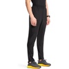 Cherokee Kinetic Men’s Jogger Scrub Pants Natural Rise Scrubs 4 Pockets(Black)