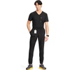 Cherokee Kinetic Men’s Jogger Scrub Pants Natural Rise Scrubs 4 Pockets(Black)