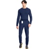 Cherokee Kinetic Men’s Jogger Scrub Pants Natural Rise Scrubs 4 Pockets(Navy)