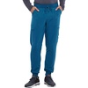 Cherokee Allura Men’s Mid Rise Jogger Scrub Pant with 6 Pockets(Caribbean Blue)