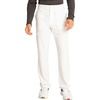 Cherokee Allura Men’s Mid Rise Straight Leg Scrub Pant with 5 Pockets(White)