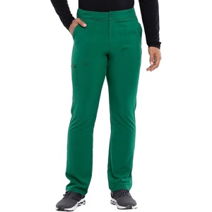 Cherokee Allura Men’s Mid Rise Straight Leg Scrub Pant with 5 Pockets(Hunter Green)