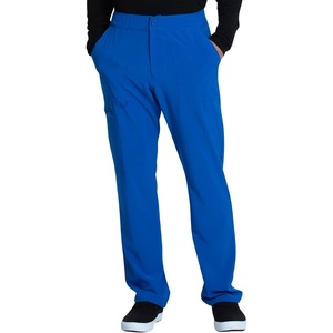 Cherokee Allura Men’s Mid Rise Straight Leg Scrub Pant with 5 Pockets(Royal)