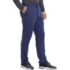 Cherokee Euphoria Men Scrubs Pant Fly Front Cargo CK205A(Navy)