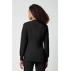 Cherokee Allura Scrub Jacket for Women Zip Front 4 Pockets Tailored Fit(Black)