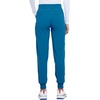 Cherokee Allura Women’s Mid Rise Jogger Scrub Pants with 5 Pockets(Caribbean Blue)