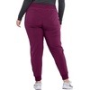 Cherokee Allura Women’s Mid Rise Jogger Scrub Pants with 5 Pockets(Wine)