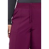 Cherokee Allura Women’s Mid Rise Jogger Scrub Pants with 5 Pockets(Wine)