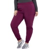 Cherokee Allura Women’s Mid Rise Jogger Scrub Pants with 5 Pockets(Wine)