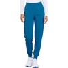 Cherokee Allura Women’s Mid Rise Jogger Scrub Pants with 5 Pockets(Caribbean Blue)