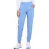 Cherokee Allura Women’s Mid Rise Jogger Scrub Pants with 5 Pockets(Ciel Blue)