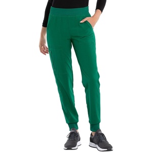 Cherokee Allura Women’s Mid Rise Jogger Scrub Pants with 5 Pockets(Hunter Green)