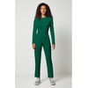 Cherokee Allura Mid Rise Joggers Scrub Pant for Women with 5 Pockets(Hunter Green)