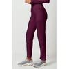 Cherokee Allura Mid Rise Joggers Scrub Pant for Women with 5 Pockets(Wine)