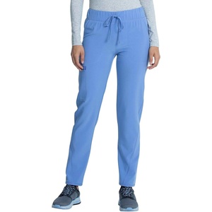 Cherokee Allura Mid Rise Joggers Scrub Pant for Women with 5 Pockets(Ciel Blue)