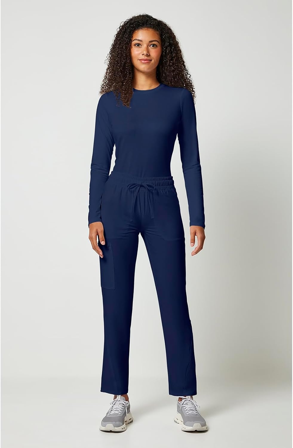 image:imageTapered Leg Drawstring Pant by Cherokee AlluraNavy