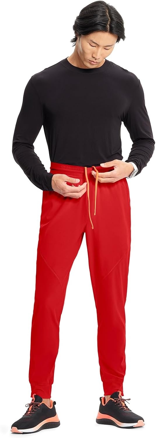 image:imageCherokee Infinity Mens Mid Rise Jogger Scrub Pants with 4 PocketsFire Bird
