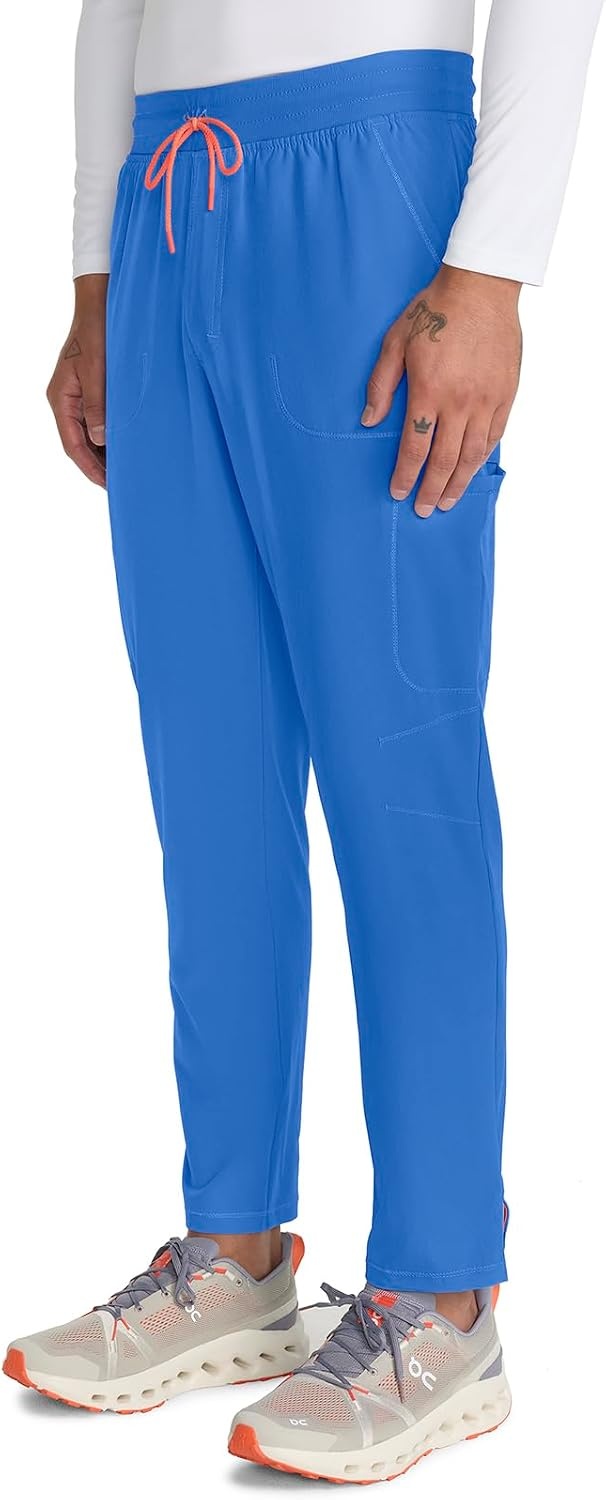 image:imageCherokee Infinity Straight Leg Mens Scrub Pants Zip Fly 6 PocketsRoyal
