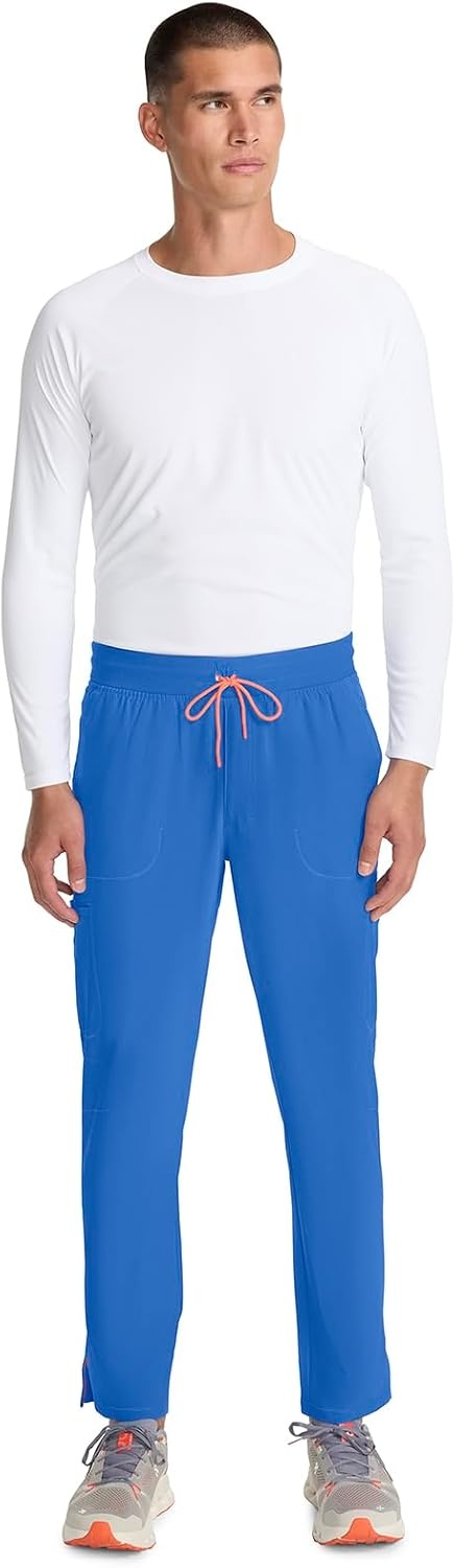 image:imageCherokee Infinity Straight Leg Mens Scrub Pants Zip Fly 6 PocketsRoyal