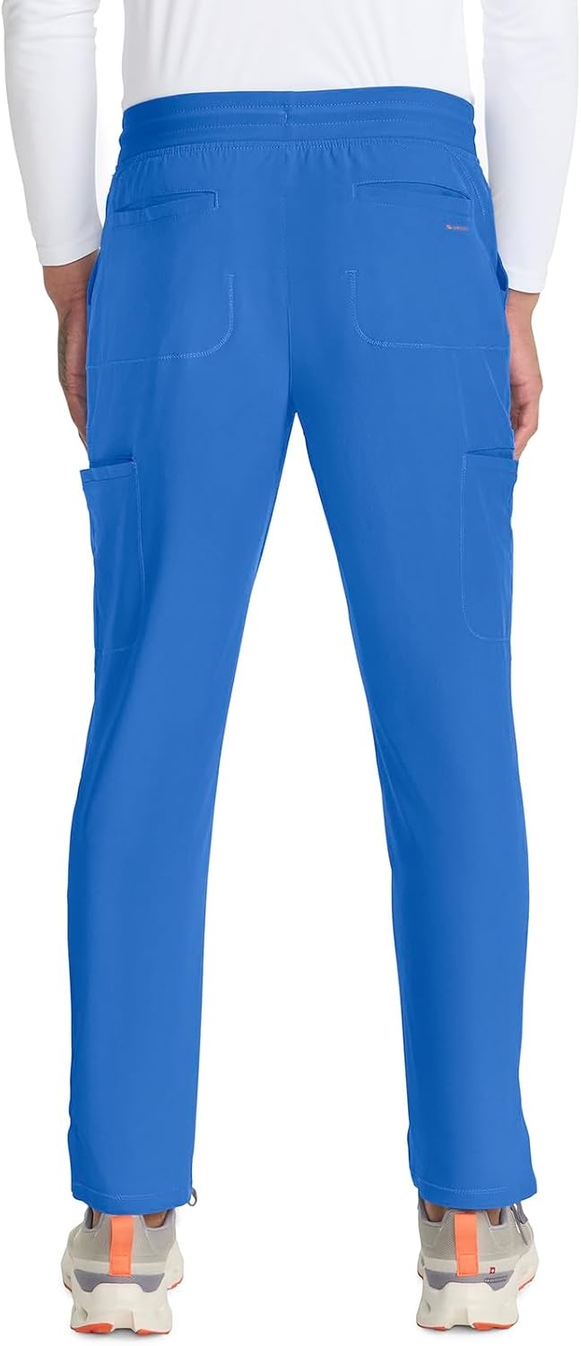 image:imageCherokee Infinity Straight Leg Mens Scrub Pants Zip Fly 6 PocketsRoyal