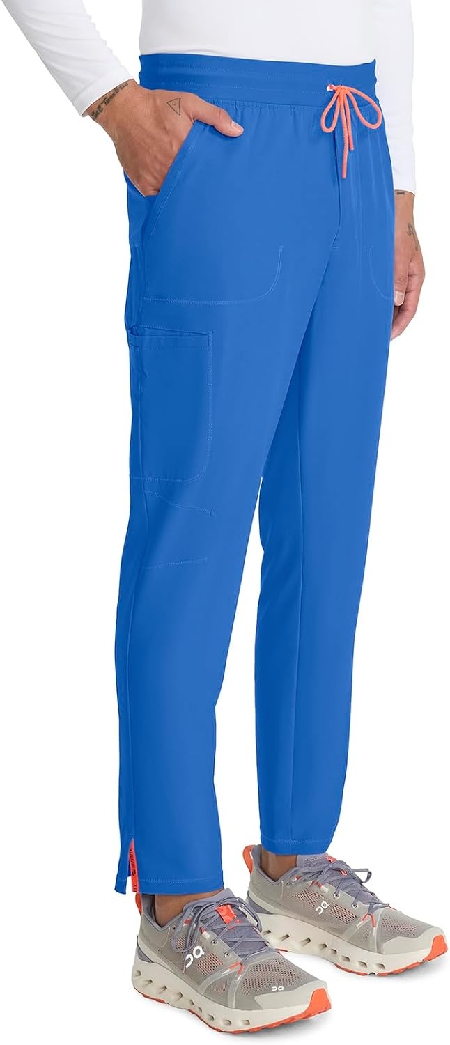 image:imageCherokee Infinity Straight Leg Mens Scrub Pants Zip Fly 6 PocketsRoyal