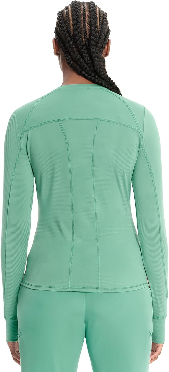 image:imageCherokee Infinity Womens Long Sleeve Underscrub Top Thumbhole CuffsMatcha Latte