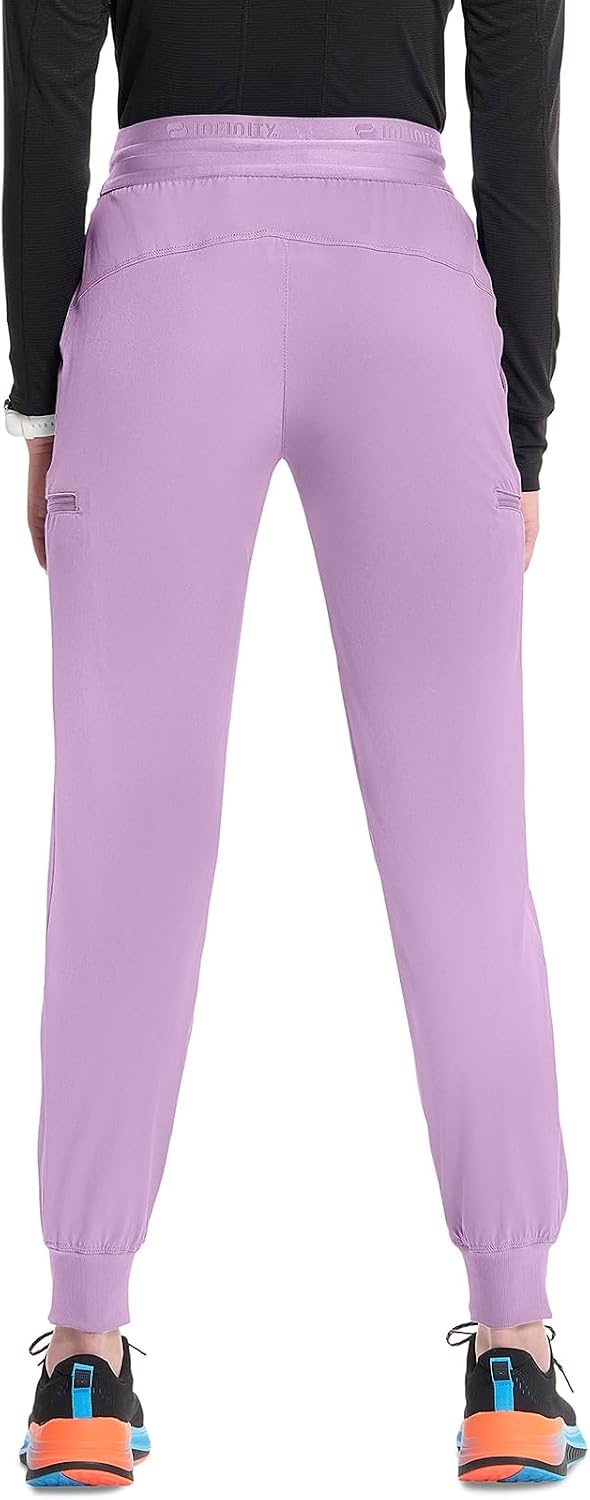 image:imageCherokee Infinity Womens PullOn Scrub Jogger Pants Mid Rise BottomsLivewire Lilac