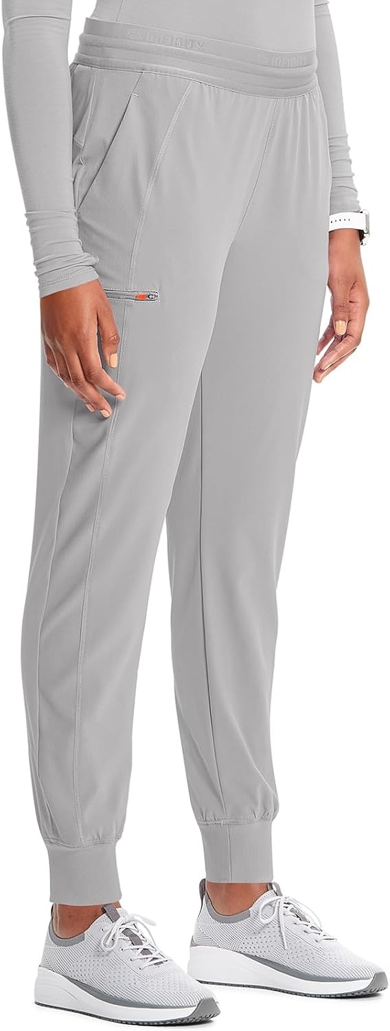 image:imageCherokee Infinity Womens PullOn Scrub Jogger Pants Mid Rise BottomsVapor
