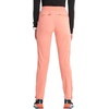 Cherokee GNR8 Women’s Cargo Scrub Pants Tapered Leg Pull-On Drawstring(Electric Coral)