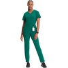 Cherokee GNR8 Women’s Cargo Scrub Pants Tapered Leg Pull-On Drawstring(Hunter)