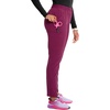 Cherokee GNR8 Women’s Cargo Scrub Pants Tapered Leg Pull-On Drawstring(Wine)