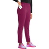 Cherokee GNR8 Women’s Cargo Scrub Pants Tapered Leg Pull-On Drawstring(Wine)