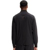 Cherokee IN Scrub Jacket for Men Zip Front Rib Knit Collar 3 Pockets(Black)
