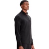 Cherokee IN Scrub Jacket for Men Zip Front Rib Knit Collar 3 Pockets(Black)