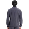 Cherokee IN Scrub Jacket for Men Zip Front Rib Knit Collar 3 Pockets(Pewter)
