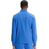 Cherokee IN Scrub Jacket for Men Zip Front Rib Knit Collar 3 Pockets(Royal)