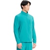 Cherokee IN Scrub Jacket for Men Zip Front Rib Knit Collar 3 Pockets(Teal Blue)