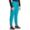 Cherokee Infinity Mens Mid Rise Jogger Scrub Pants with 4 Pockets(Aquaturque)