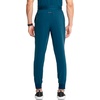 Cherokee Infinity Mens Mid Rise Jogger Scrub Pants with 4 Pockets(Caribbean Blue)
