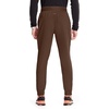 Cherokee Infinity Mens Mid Rise Jogger Scrub Pants with 4 Pockets(Espresso Express)