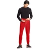 Cherokee Infinity Mens Mid Rise Jogger Scrub Pants with 4 Pockets(Fire Bird)